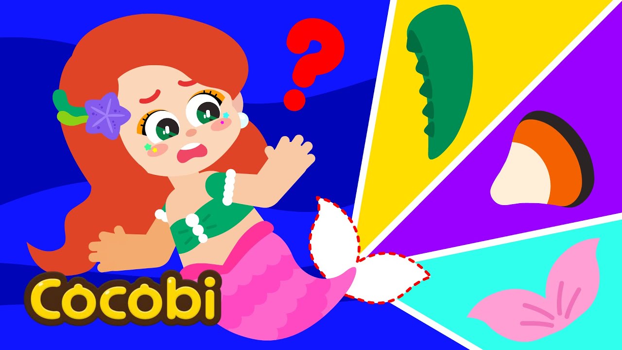 Mencari Ekor Putri Duyung🧜‍♀️🐟  | Kompilasi Lagu Anak-anak | Cocobi