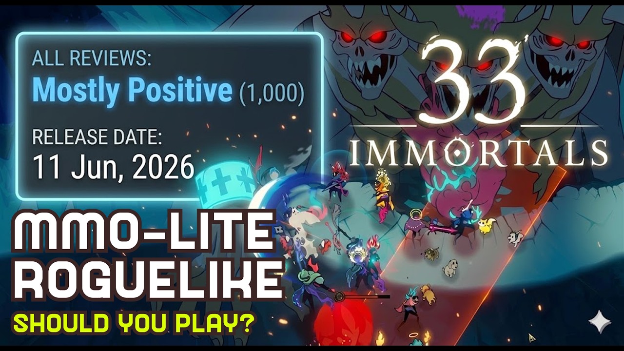 33 Immortals | Наконец-то вышел MMO-roguelike | Стоит ли играть?