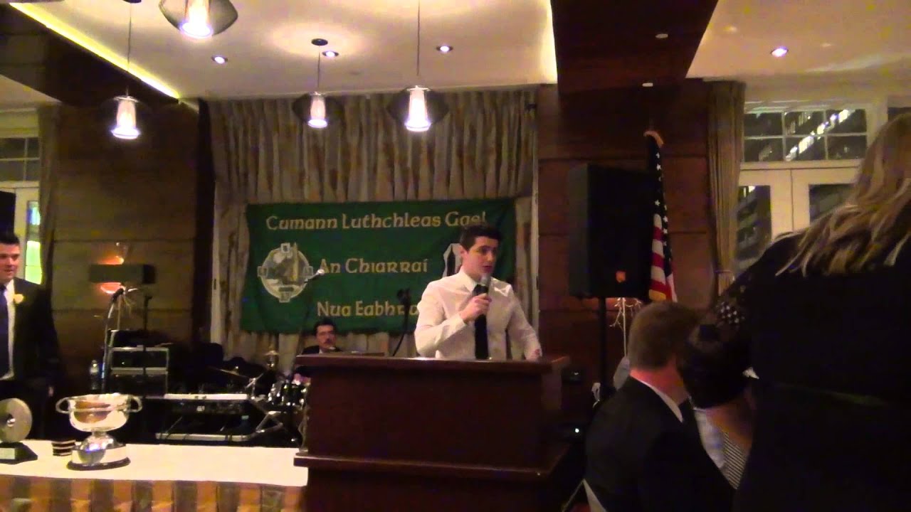 Бернард Кейси Stand Up Kerry New York GAA Dinner Dance