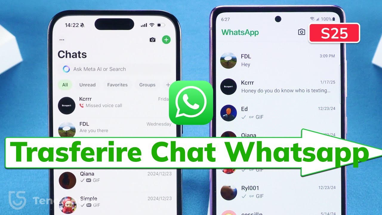 Come Trasferire WhatsApp da iPhone a Samsung S25? 2 Metodi [2025]