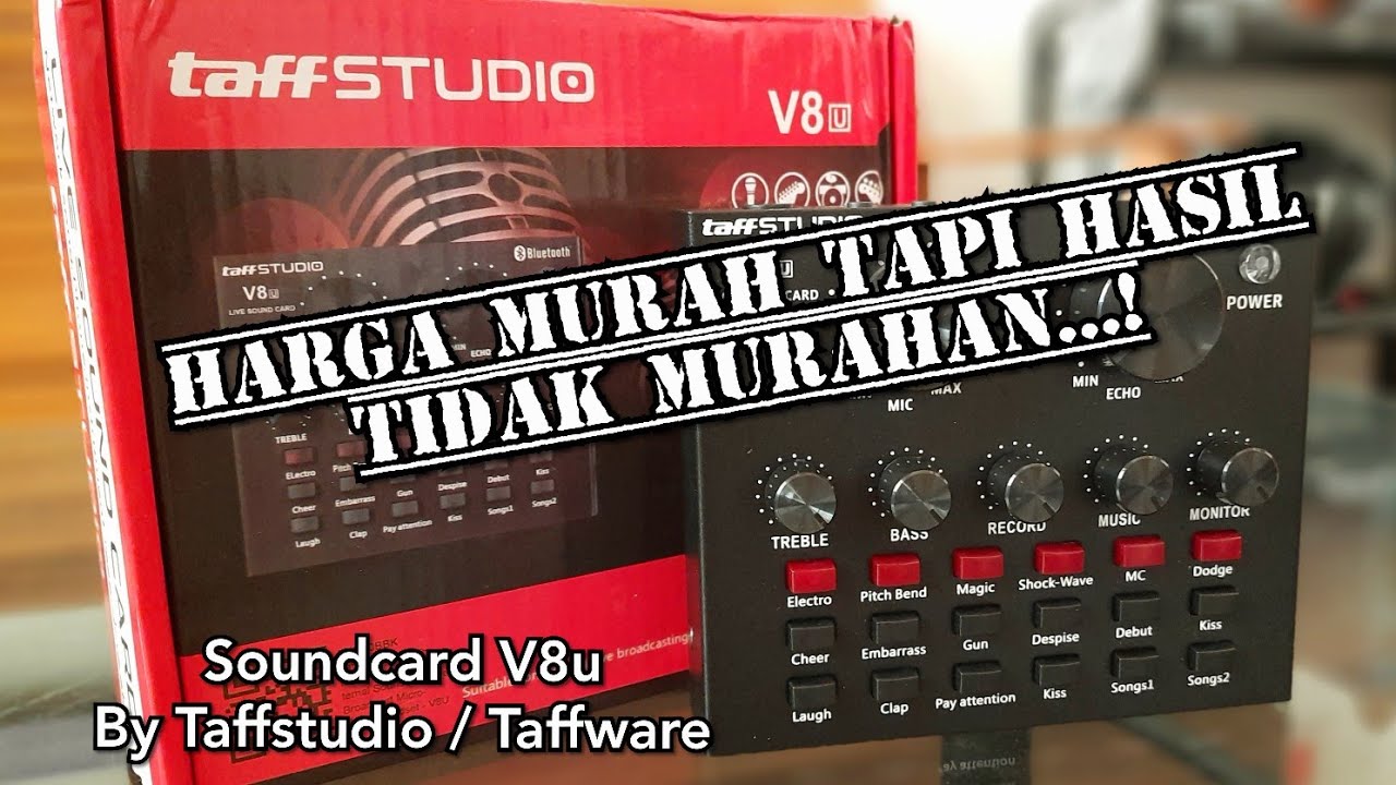 Review Soundcard V8U dari Taffstudio / Taffware Original
