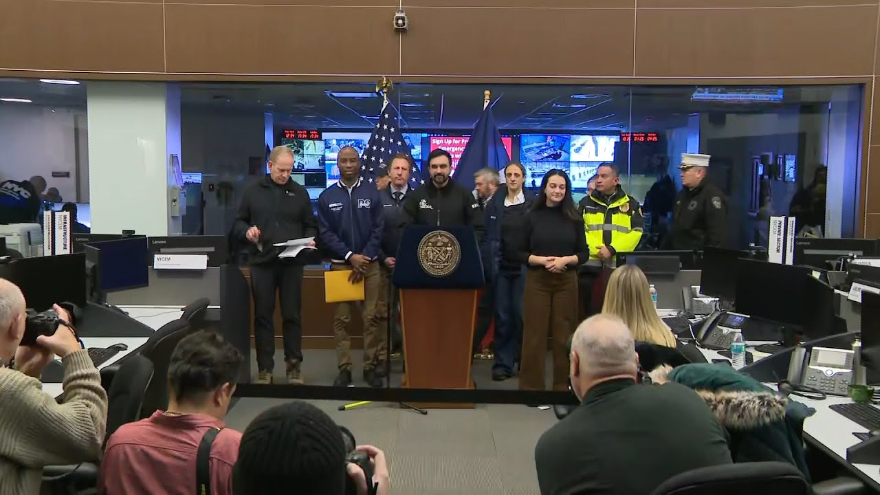 NYC Mayor Mamdani gives update on major winter storm
