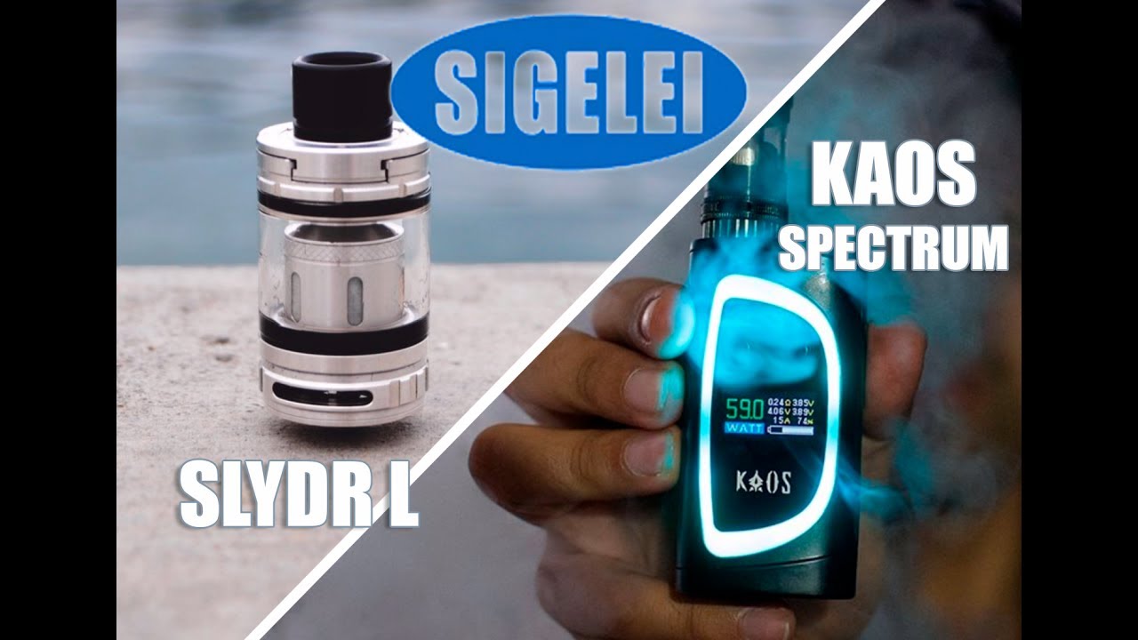 Обзор Kaos Spectrum 230W и SLYDR L в VapeClub!!