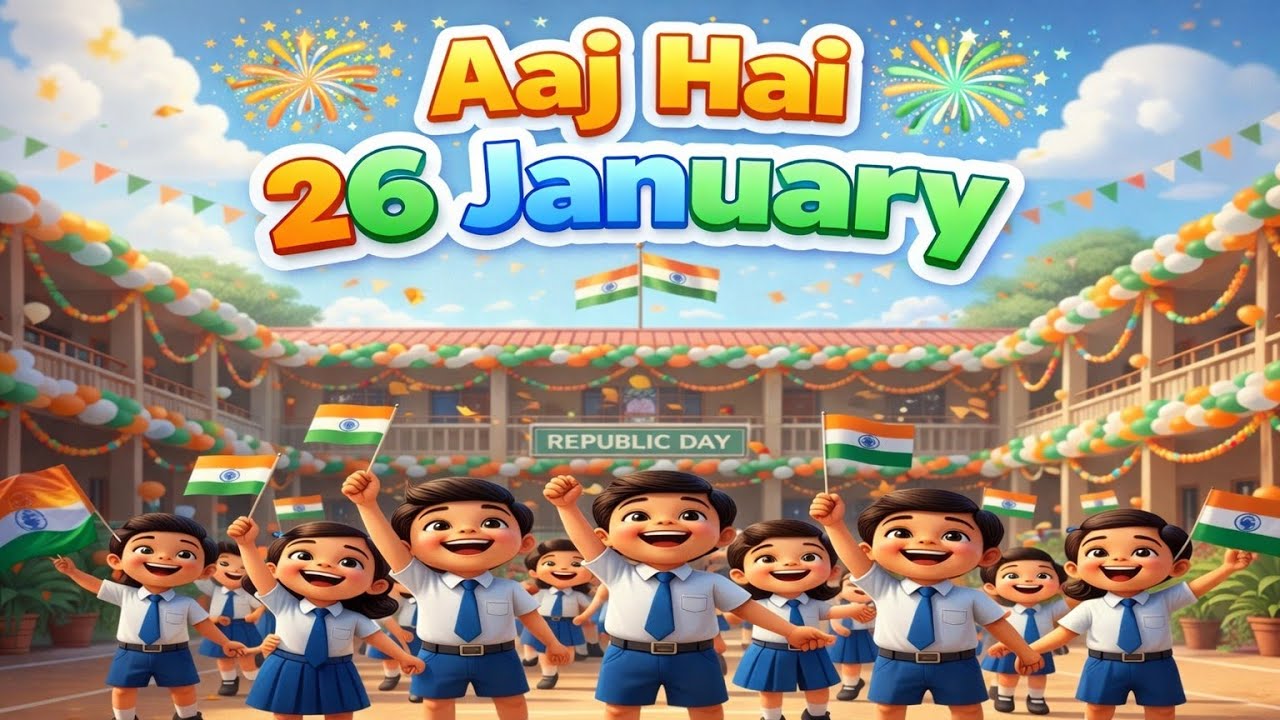 26 January Special | Kids School Republic Day Program | Patriotic Song for Children kindbee rhymes