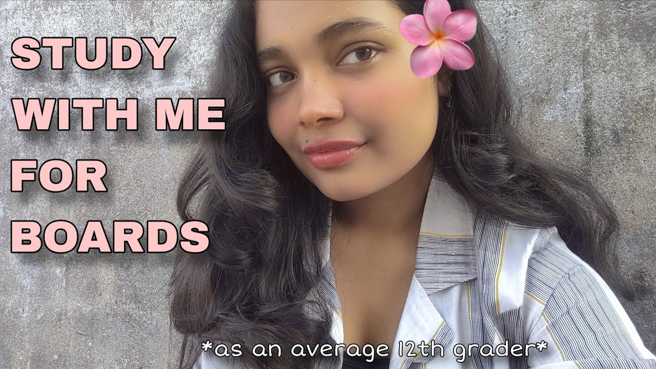 12th Board Exam Prep Vlog | Trying to Be Productive (Realistically) 😭📚💌