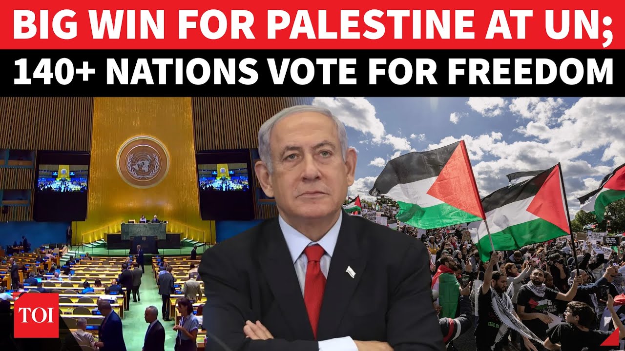 'Palestine Is Victorious': UNGA ERUPTS In Applause After 142 Nations Shock Israel With 'YES' Vote