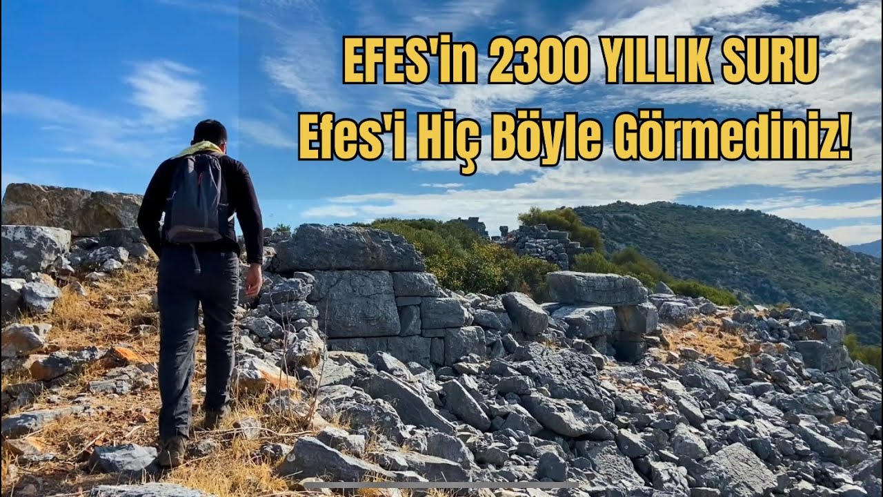 Efes'i Hiç Bu Açıdan Görmediniz! 2300 Yıllık Efes Surları..