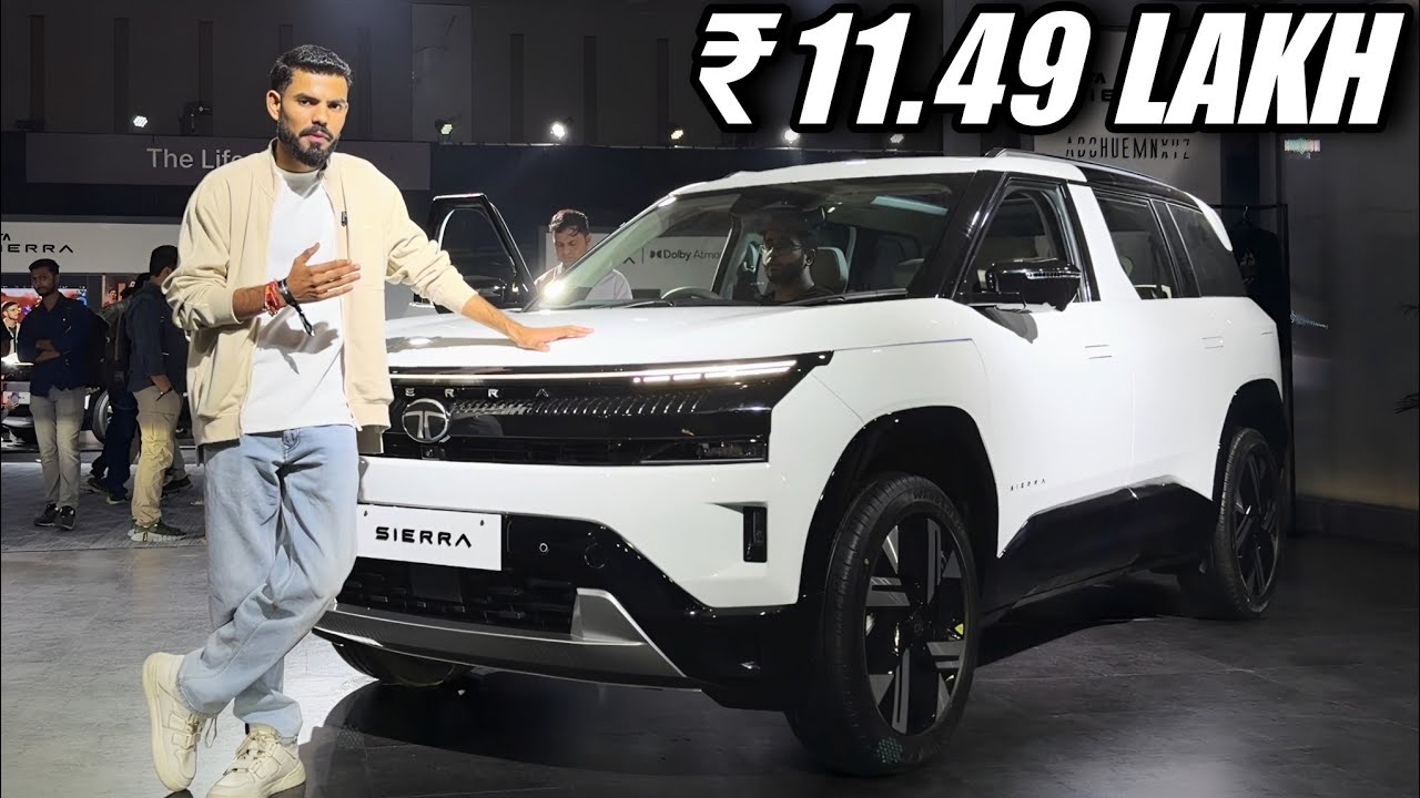 Tata Sierra 2025 Launched ₹11.49 Lakhs - Interiors & Features - Price? Detailed Review !!
