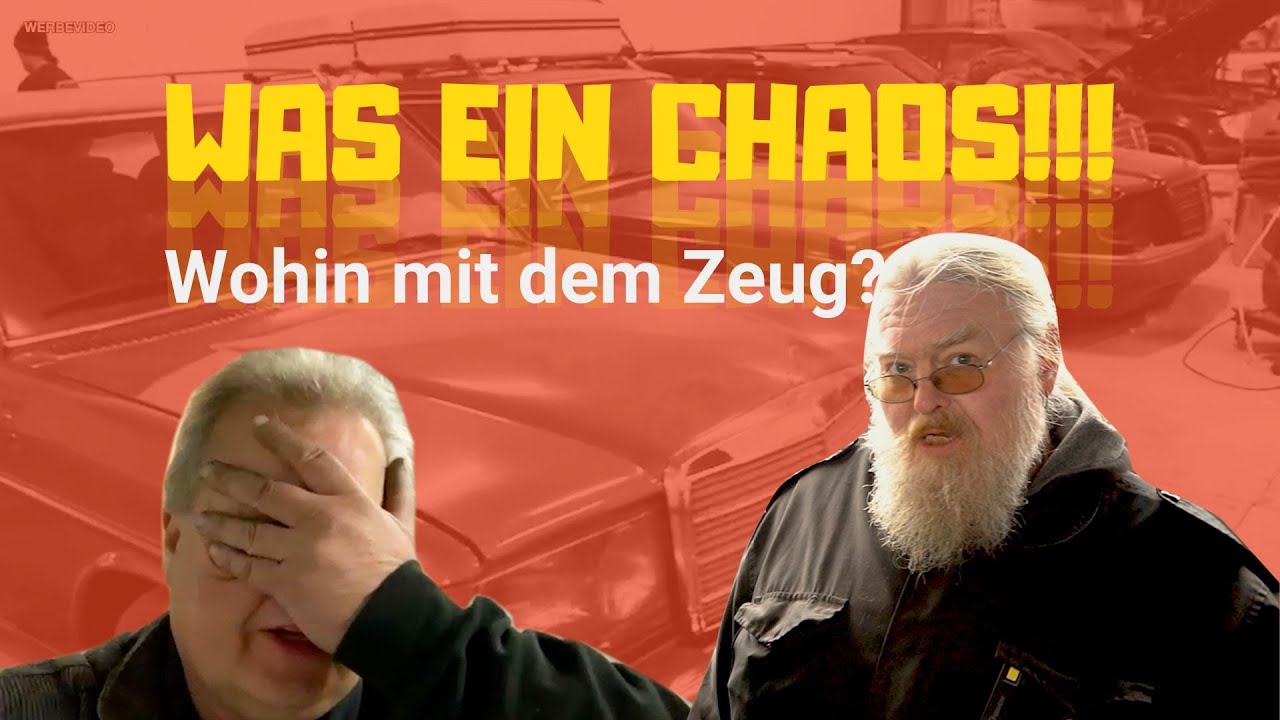 Was für ein CHAOS : Wir haben einen Nachlass übernommen, mit Mercedes Fahrzeugen und Teile😱  😱🤔