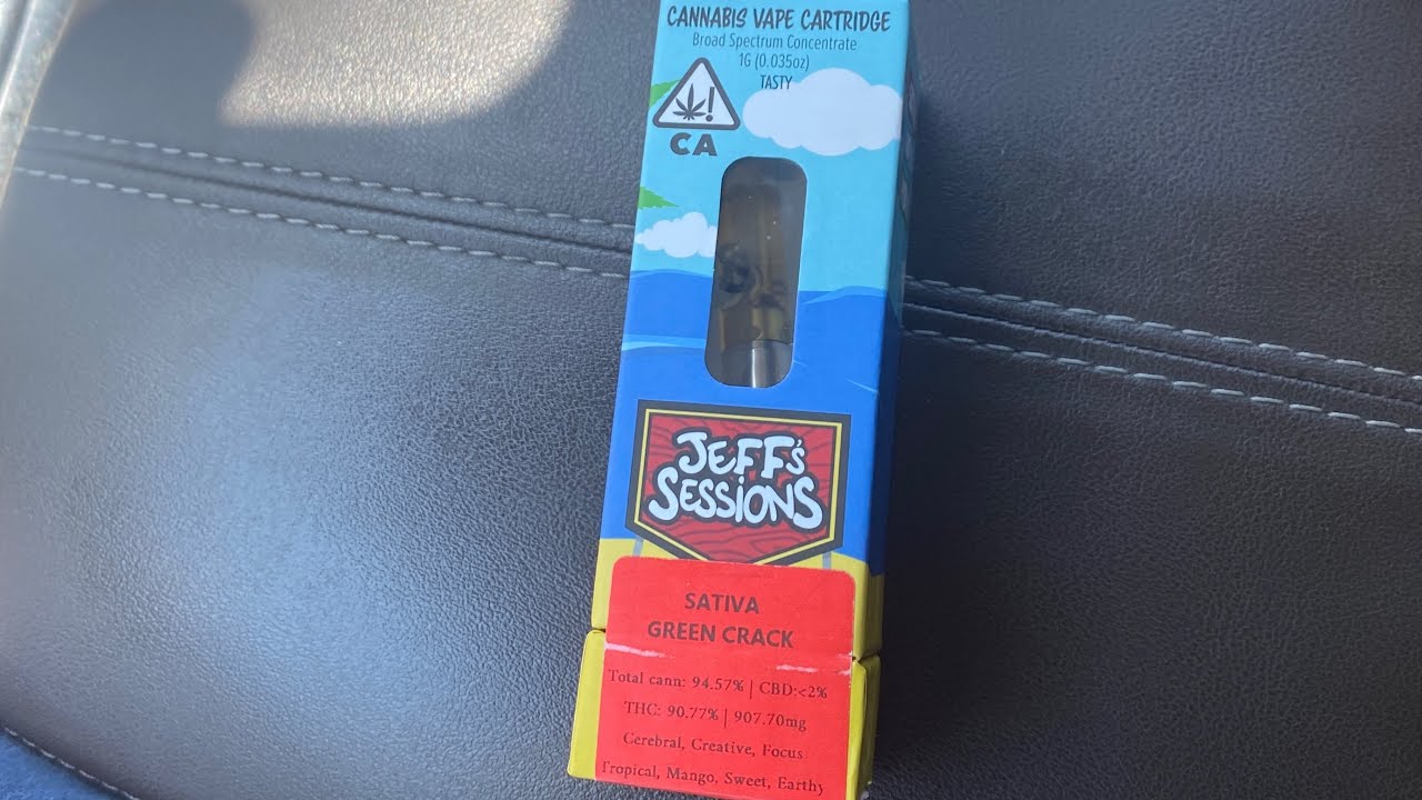 Jeff's Sessions Green Crack Cartridge | Danky Tropical Paradise | OFF THE RADAR REVIEWS