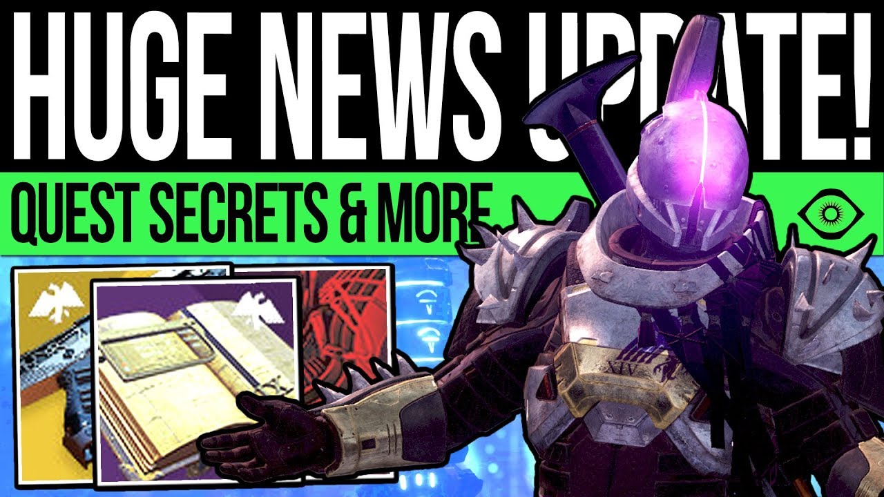 Destiny 2 | HUGE NEWS UPDATE! Twilight QUEST, New Exotics, Secret Obelisk, Hangar Glitch & Updates!