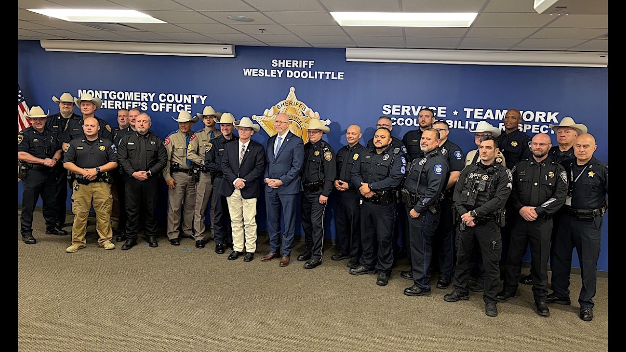 Montgomery County Sheriff's Office: Press Conference on Operation Zero Traction