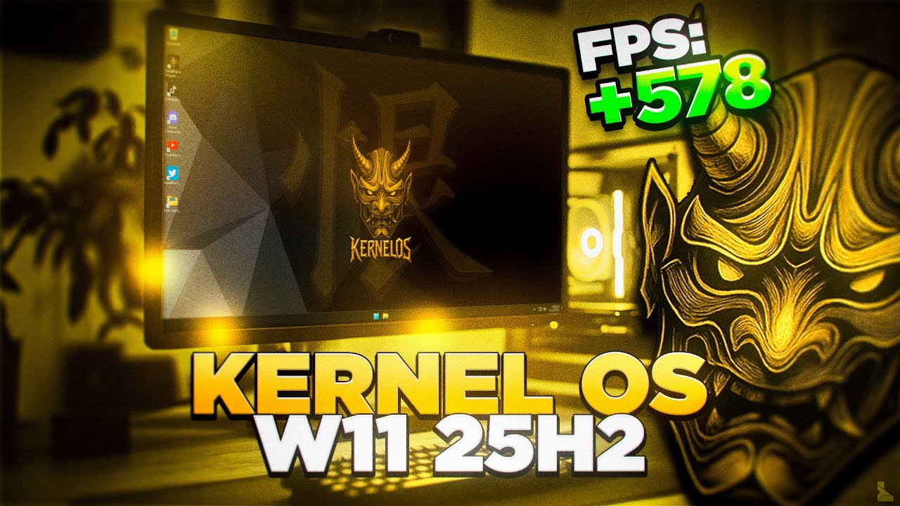 KERNEL OS 25H2 - O WINDOWS GAMER OTIMIZADO QUE AUMENTA FPS E REDUZ INPUTLAG!