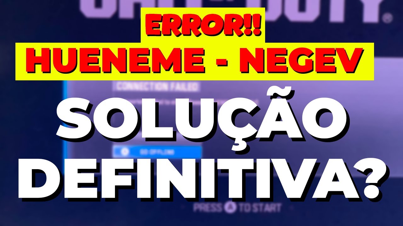 COMO RESOLVER O ERRO HUENEME-NEGEV NO CALL OF DUTY (PASSO A PASSO ROTEADOR + WINDOWS)