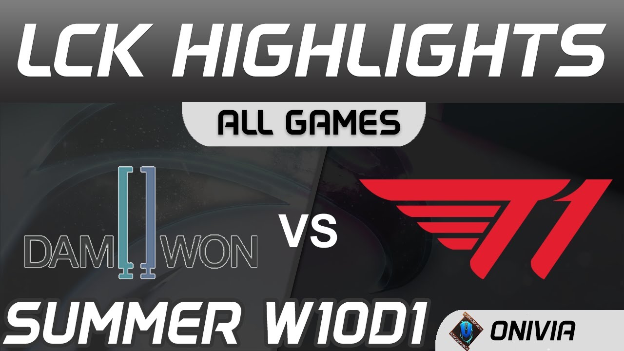 DWG vs T1 Highlights ALL GAMES LCK Summer Season 2020 W10D1 Damwon Gaming vs T1 by Onivia
