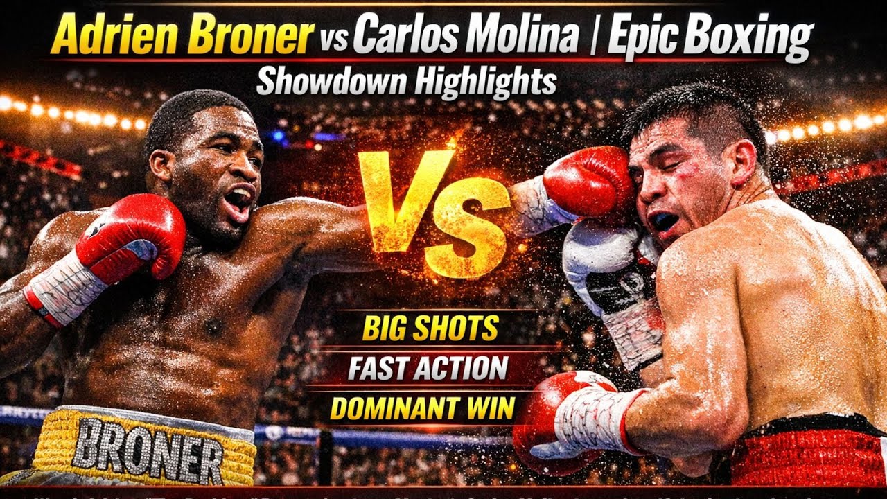 Adrien Broner vs Carlos Molina | Dominant Performance & Sharp Counters | Full Fight Highlights HD