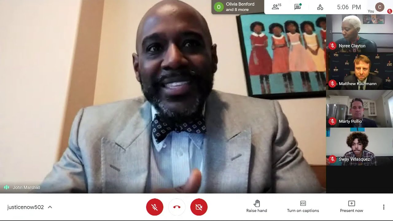 JCPS -- Justice Now Kickoff