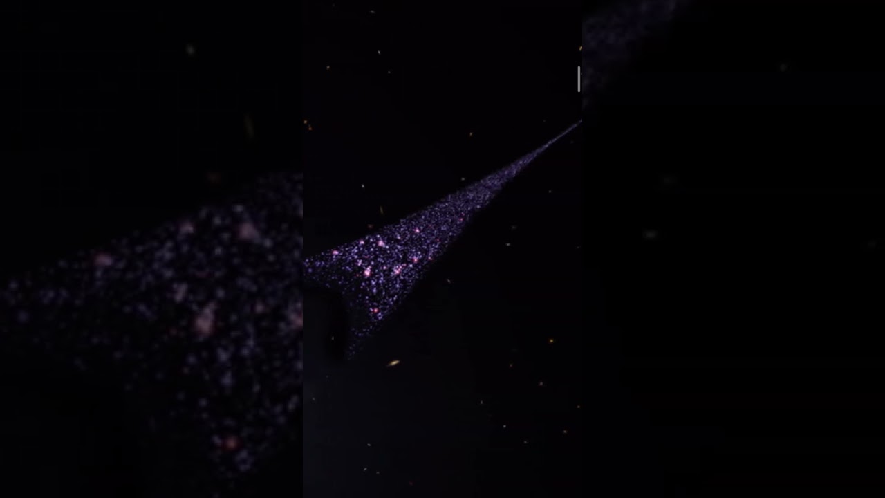 Runaway Black Hole Creating Stars!  #science