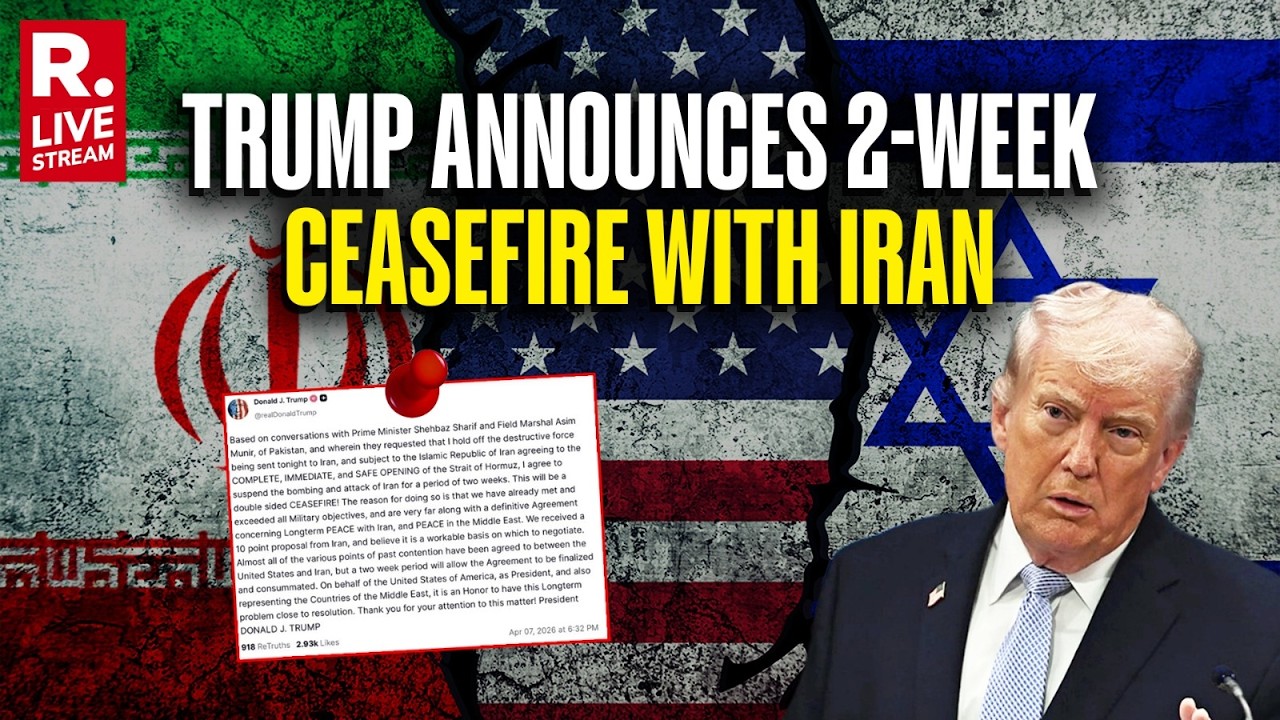 US-Israel War: Trump Announces 2-Week Ceasefire With Iran | LIVE