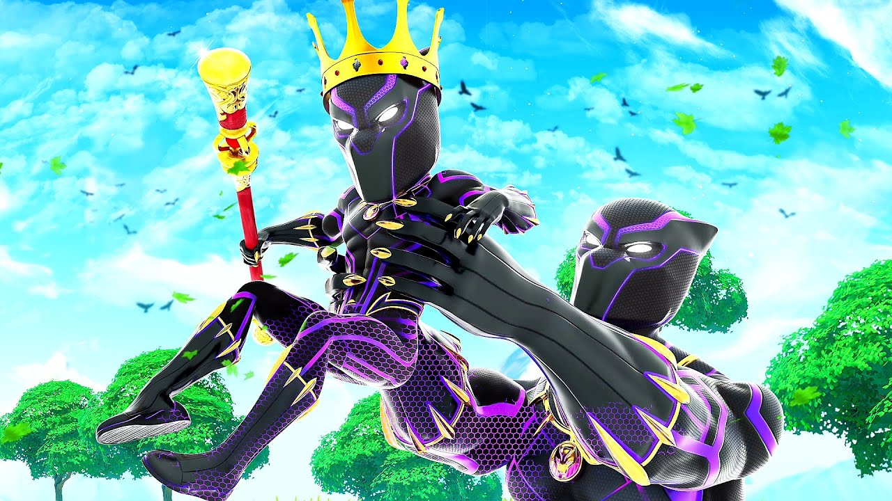 BLACK PANTHER'S BABY BECOMES KING.... ( Fortnite Short )