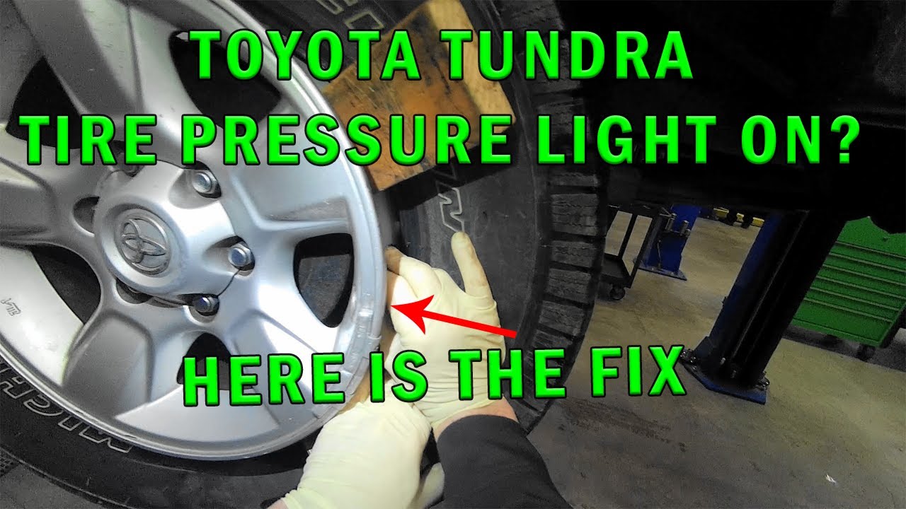 Горит индикатор давления в шинах на Toyota Tundra? Вот решение.