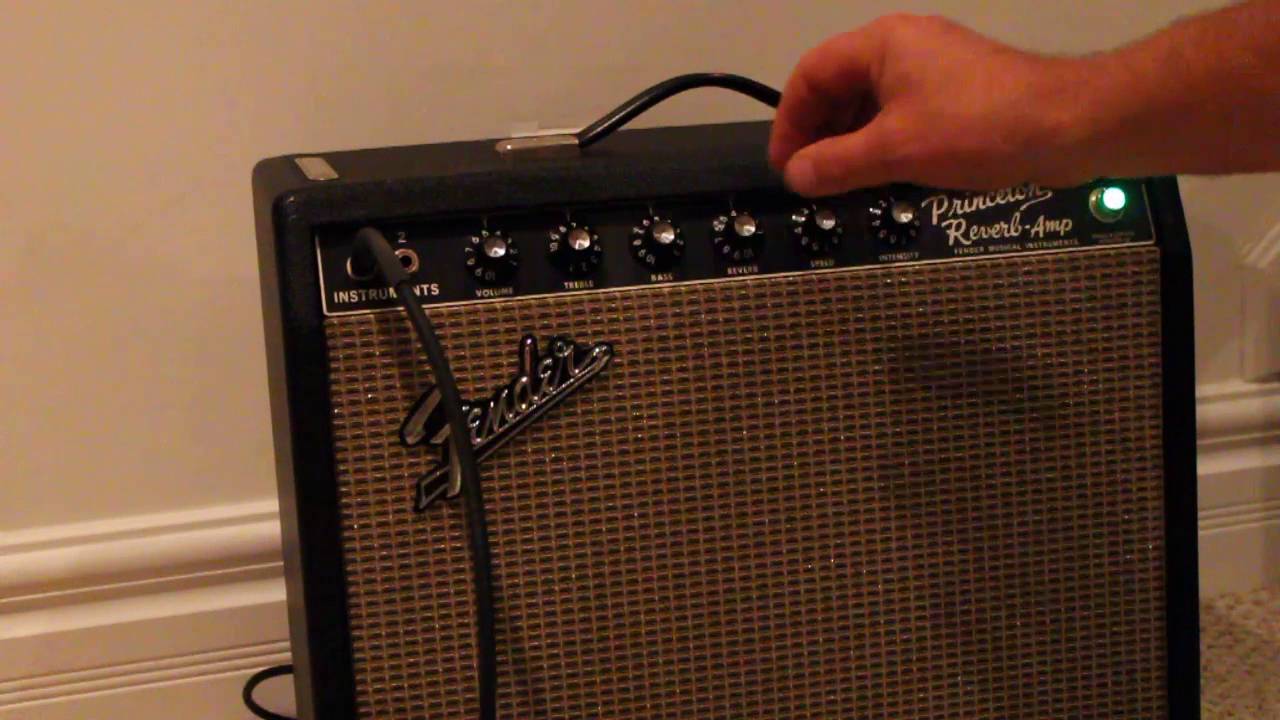 1966 Fender Princeton Reverb Original Blackface