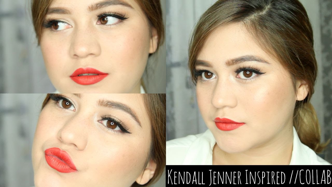 Kendall Jenner inspired makeup //COLLAB with ZebbyZelf & Tasya Sayeed | SarahAyu