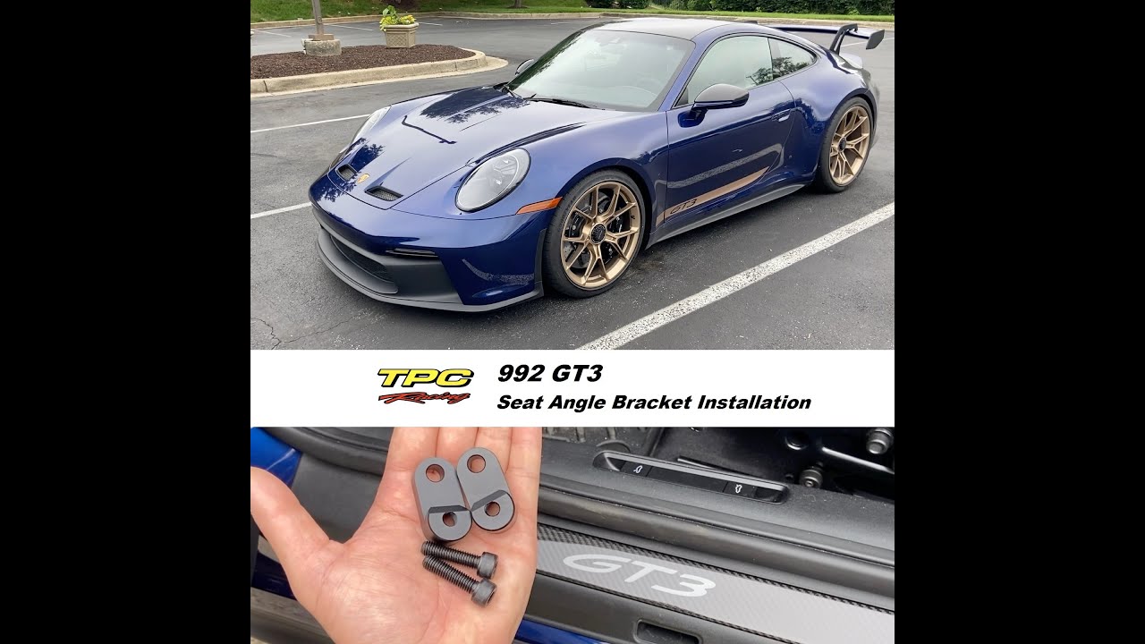 992 GT3 - TPC Seat Angle Bracket Install