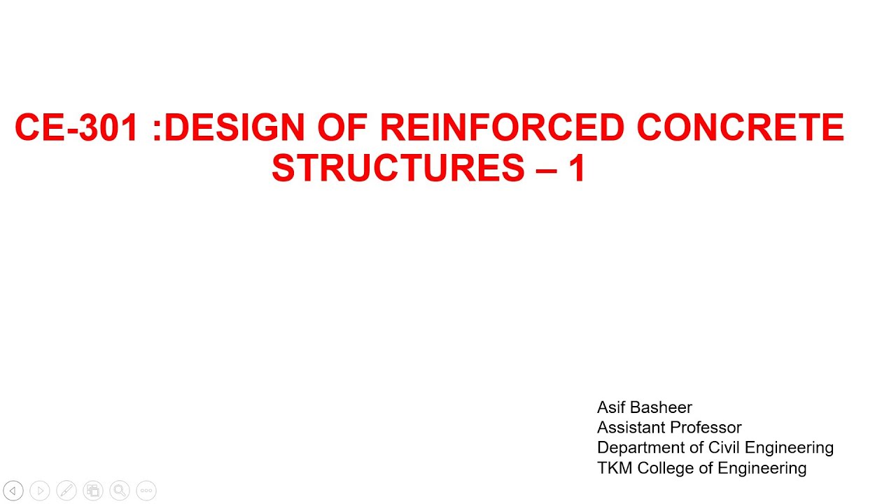 CE 301_Lecture 17 Live_Limit State of Collapse -Shear