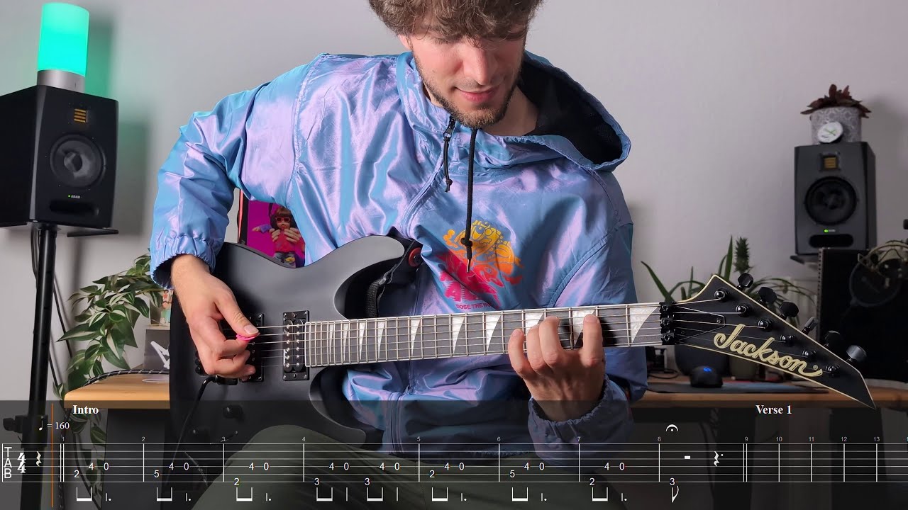 Oliver Tree feat. blink-182 - Let Me Down (Guitar Cover With TAB)
