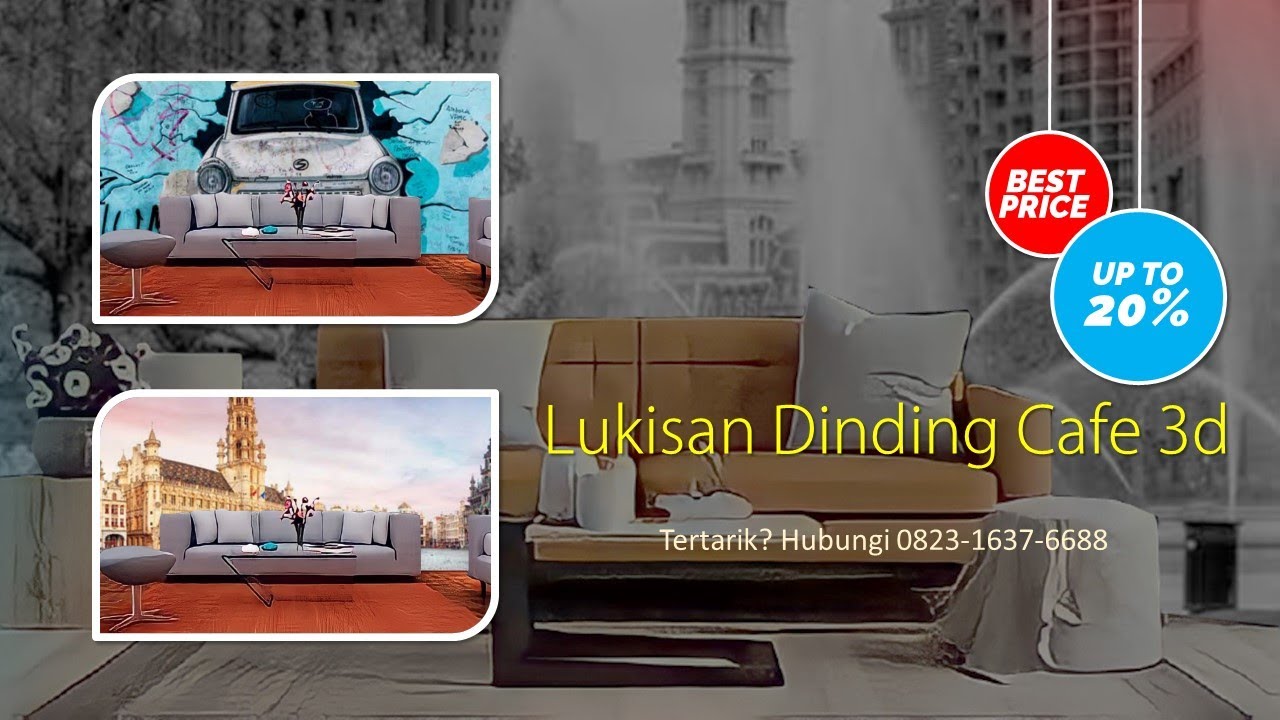 Keren Banget Lukisan Dinding Cafe 3d Terlihat Seperti Nyata Dan Bisa Menarik Pelanggan Baru