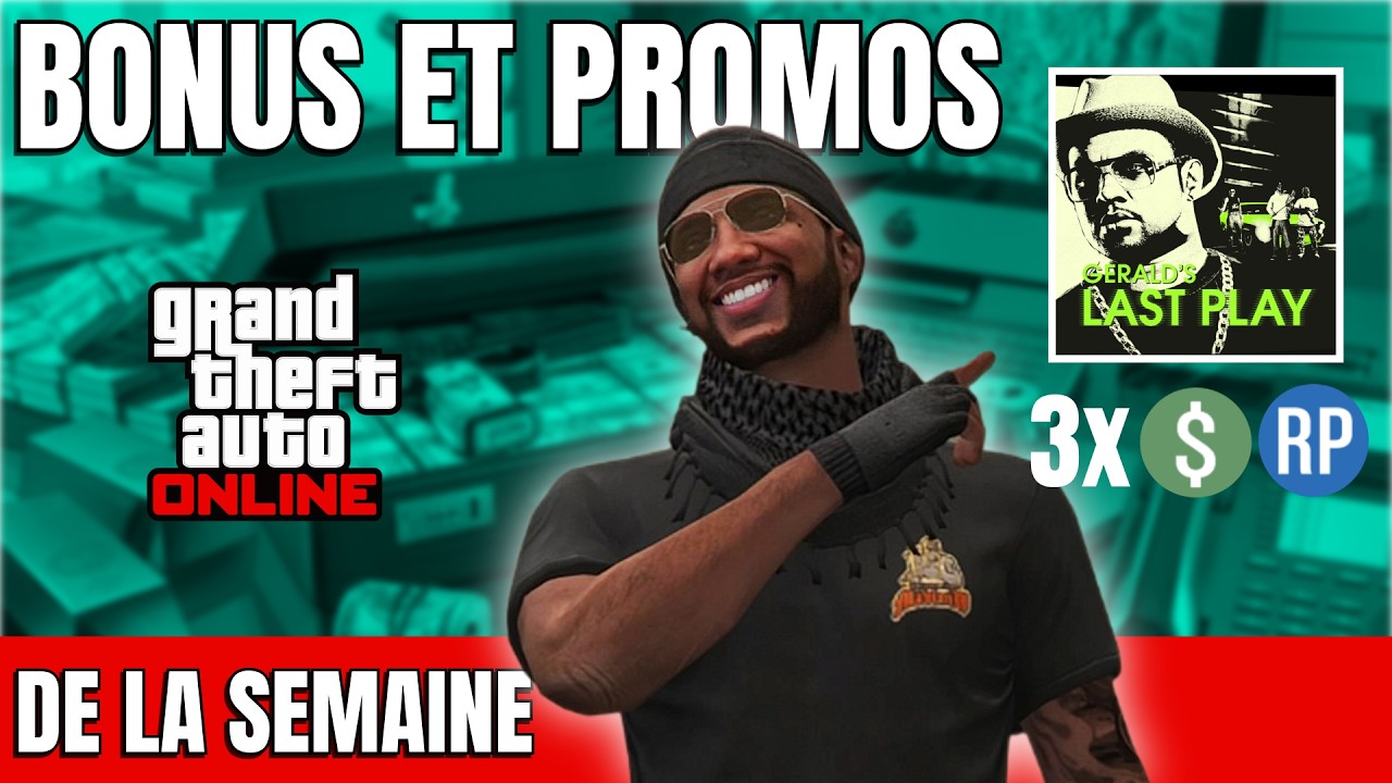 &Ccedil;A CONTINUE !!! GTA Online : Bonus & Promos de la semaine