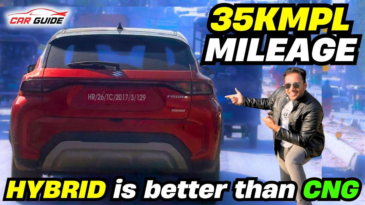 35KMPL Mileage - First STRONG HYBRID Compact SUV - Maruti Suzuki FRONX HYBRID  🔥 Strong Mileage Car