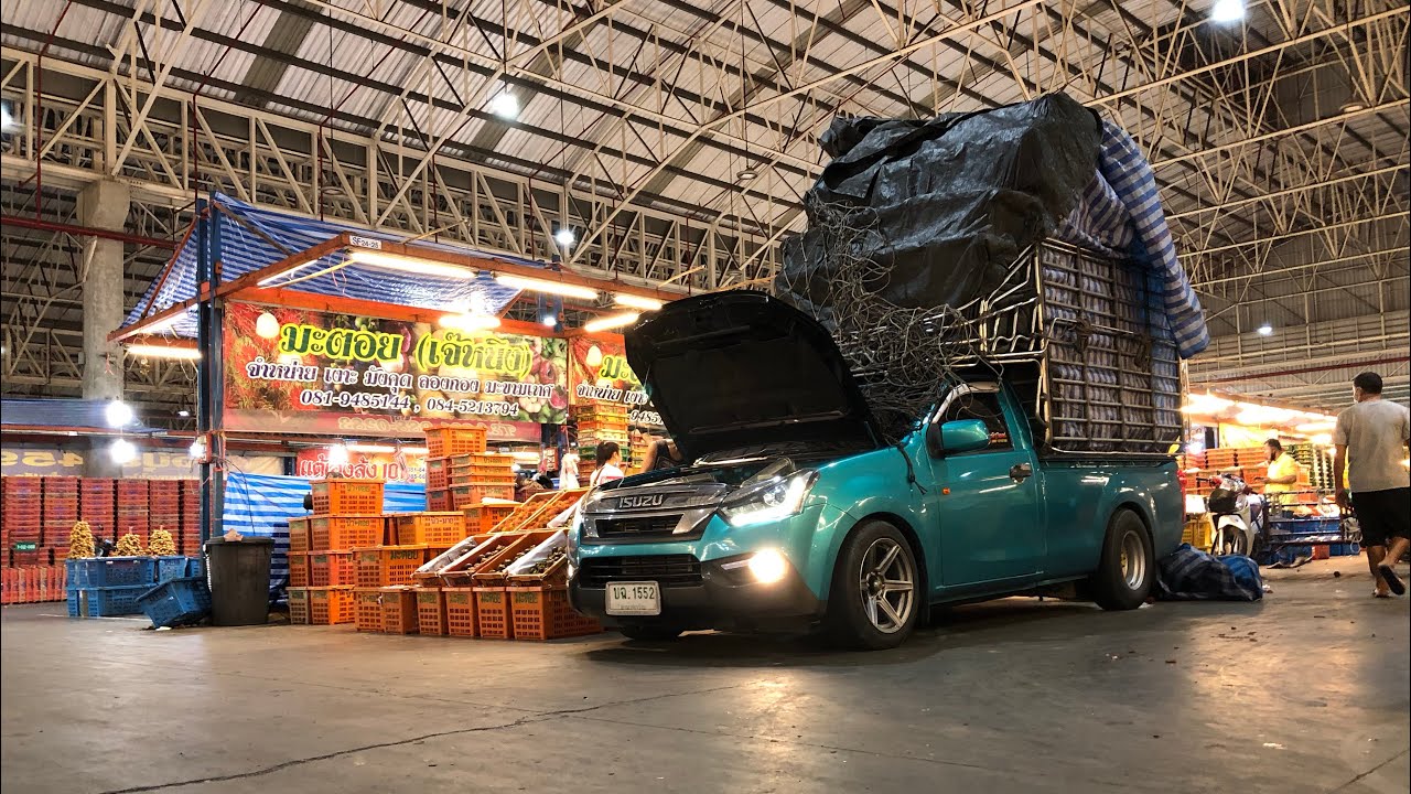 ชีวิตรถคอกมาดูการทำงานรถคอกด่วนผลไม้ สายใต้  ลานสกา-ตลาดไท