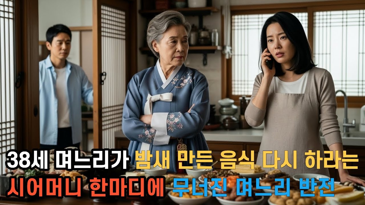 밤새 만든 제사 음식, 38세 며느리에게 다시 하라는 시어머니의 한마디  시니어드라마ㅣ가족갈등ㅣ감동ㅣ오디오북ㅣ인생사연