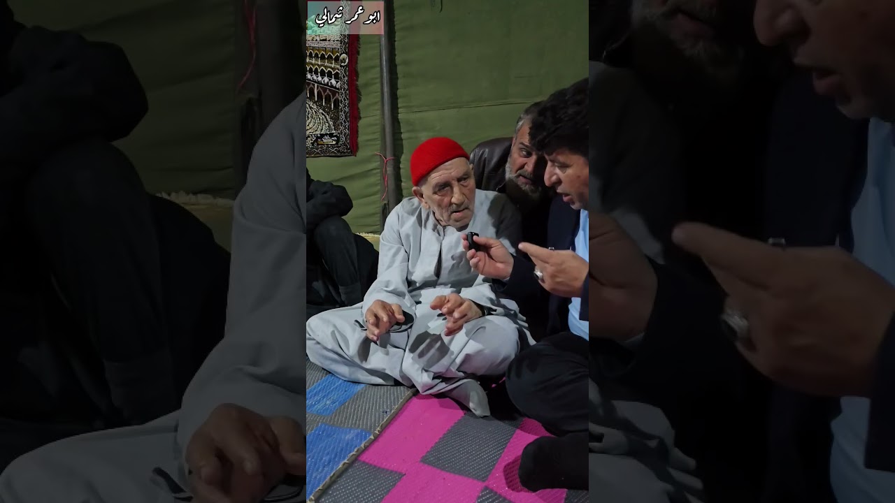 🌹 من حماه للبردونه  ضاع العمر يا عيوني🌹حاول يخلي دموعه جايه مزعوج و فرحان و معصب بعد ٤٣ سنه غياب ..