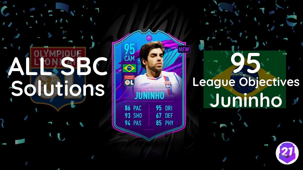 ALL SBC Solutions - 95 League Objectives Juninho | Madfut 21