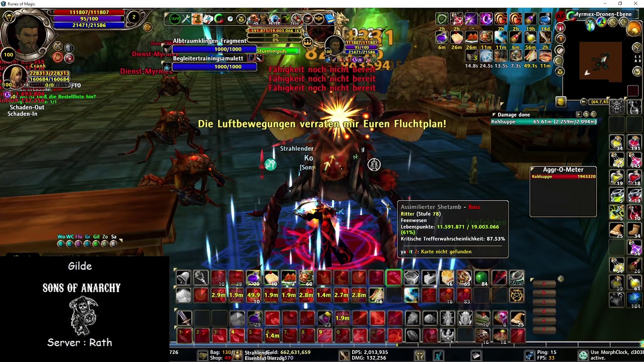 Runes of Magic / Kulech Normal Mode / schnelle Runde als Schurke/Magier