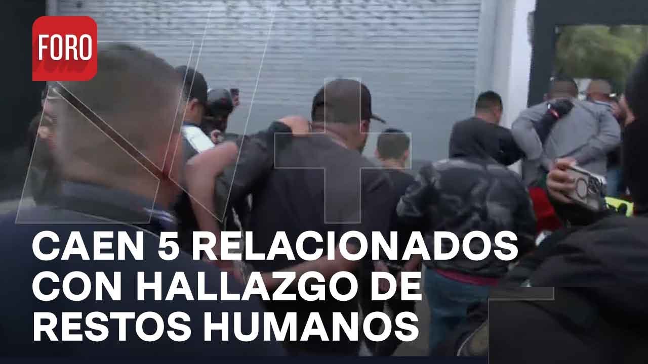 Detienen a 5 relacionados con el crimen organizado y el hallazgo de restos humanos - Las Noticias