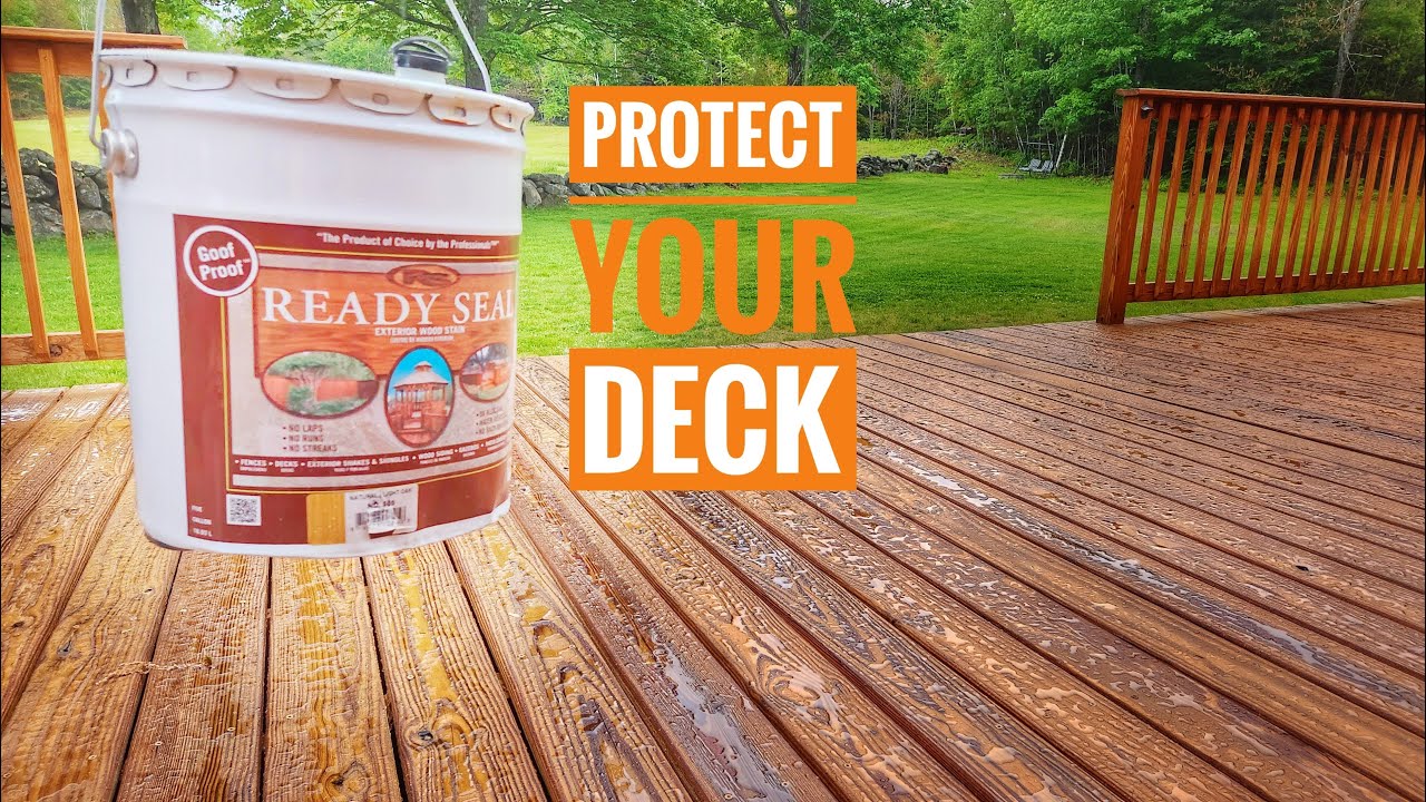 Easiest Way to Stain your Deck - FAST