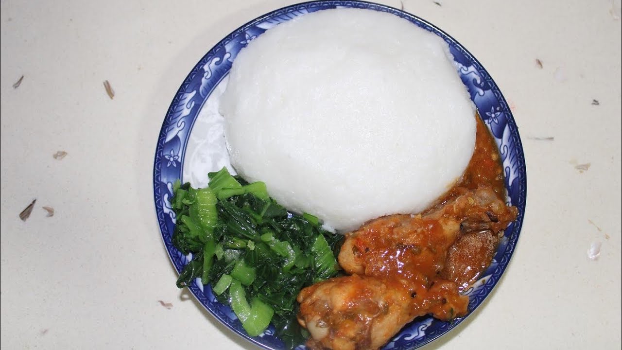 Sadza is served. Zimbabwean food recipes #how to cook sadza # sadza