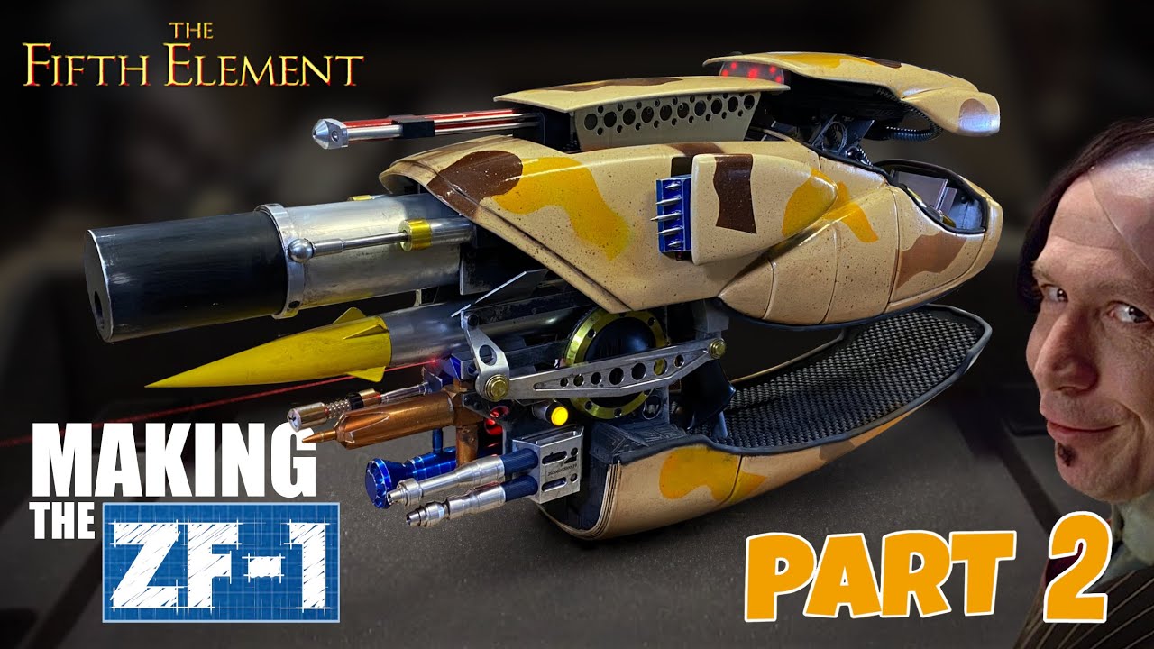Making the ZF-1 from THE FIFTH ELEMENT (1997) - (Part 2/2)