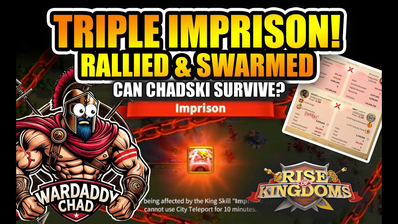 Triple Imprison!!! Can I survive? - Rise of Kingdoms