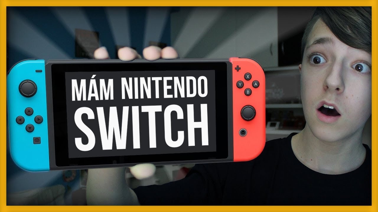 NINTENDO SWITCH UNBOXING ČESKY!