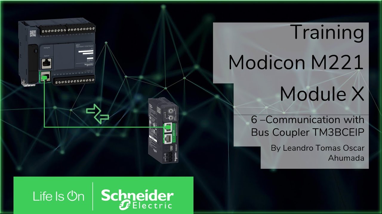 Training - M221 - M10.6 IO Scanner Modbus TCP with TM3BCEIP