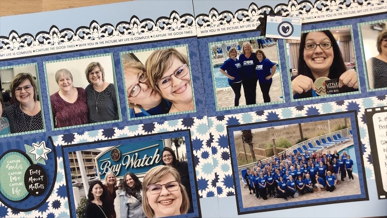 Double Fold-Over Page Technique by Creative Memories