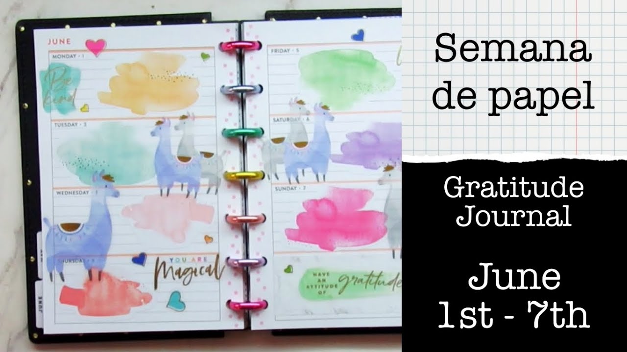 [ENGLISH] Gratitude Journal: June 1st - 7th, 2020
