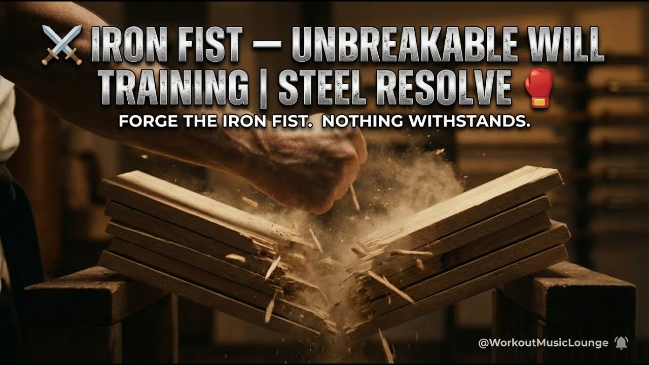 ⚔️ IRON FIST — Unbreakable Will Training | Steel Resolve 🥊