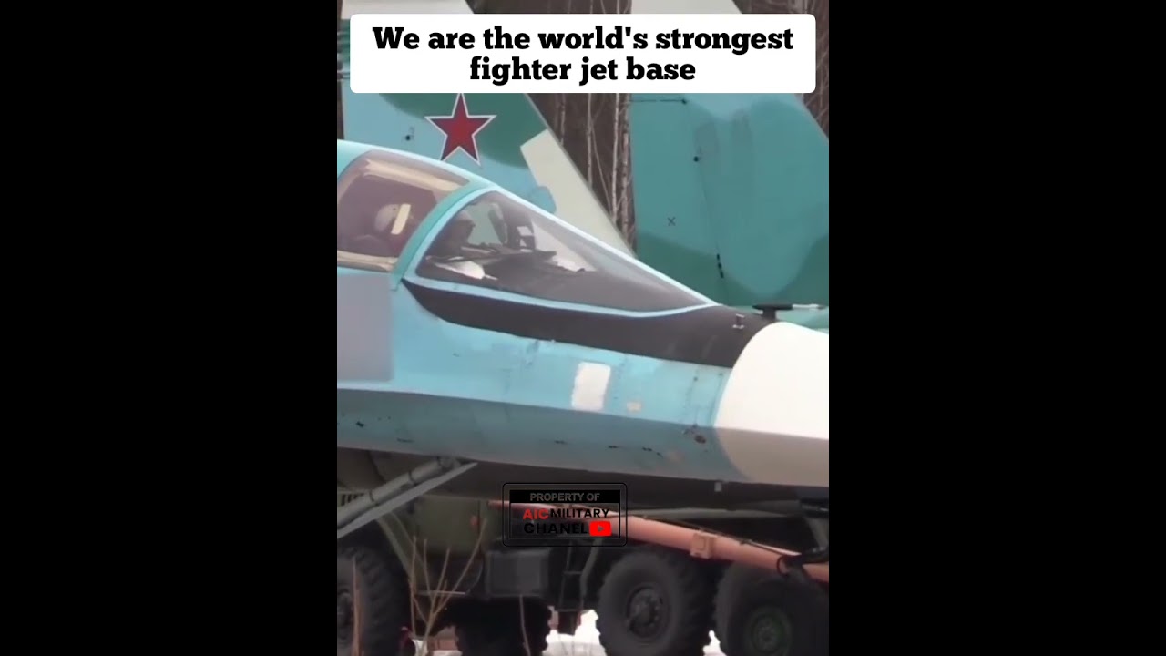 the world's strongest fighter jet base #shorts #base #sukhoi #mig #aircraft #airplane