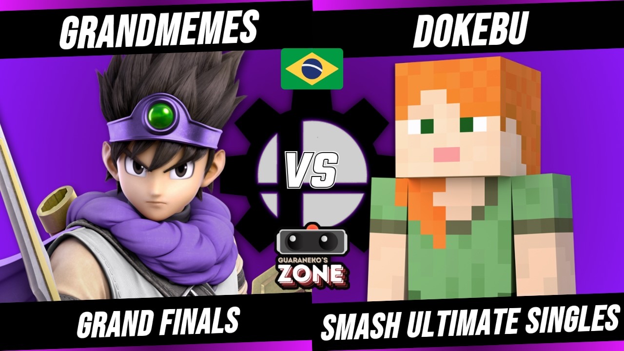 GUARANEKO'S ZONE #36 GRAND FINALS - Grandmemes (Hero) vs. Dokebu (Steve) SSBU BRASIL Smash Ultimate